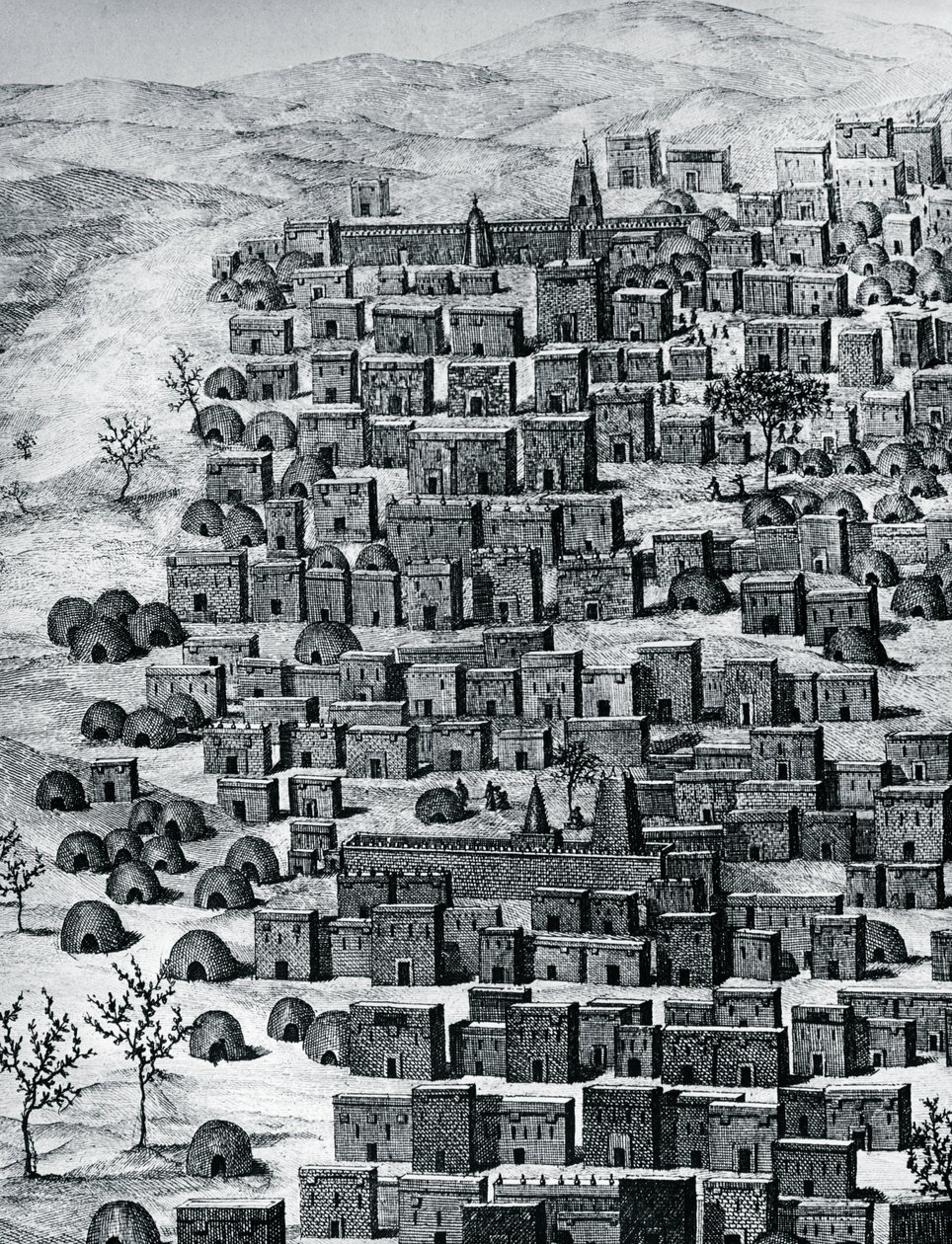 View of City of Timbuktu, from Travels Through Central Africa to Timbuctoo by Rene Caillie