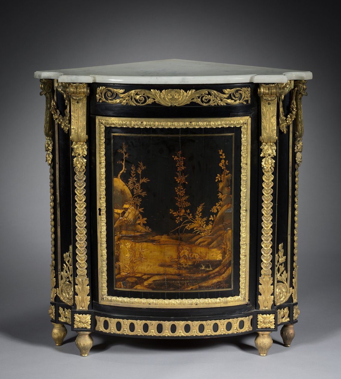 Corner Cabinet, c.1765-1770 by Rene Dubois