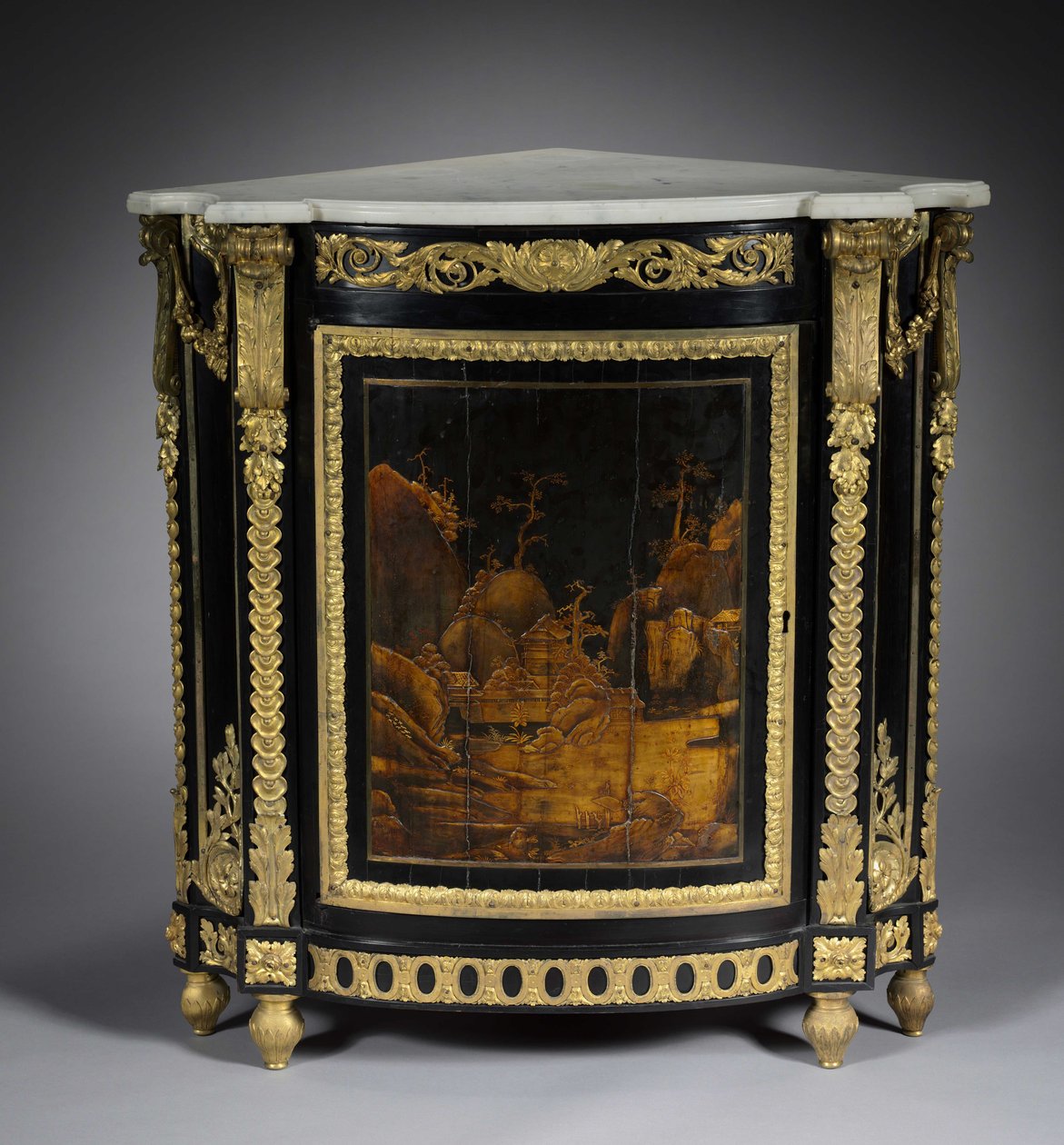 Corner Cabinet, c.1765-1770 by Rene Dubois