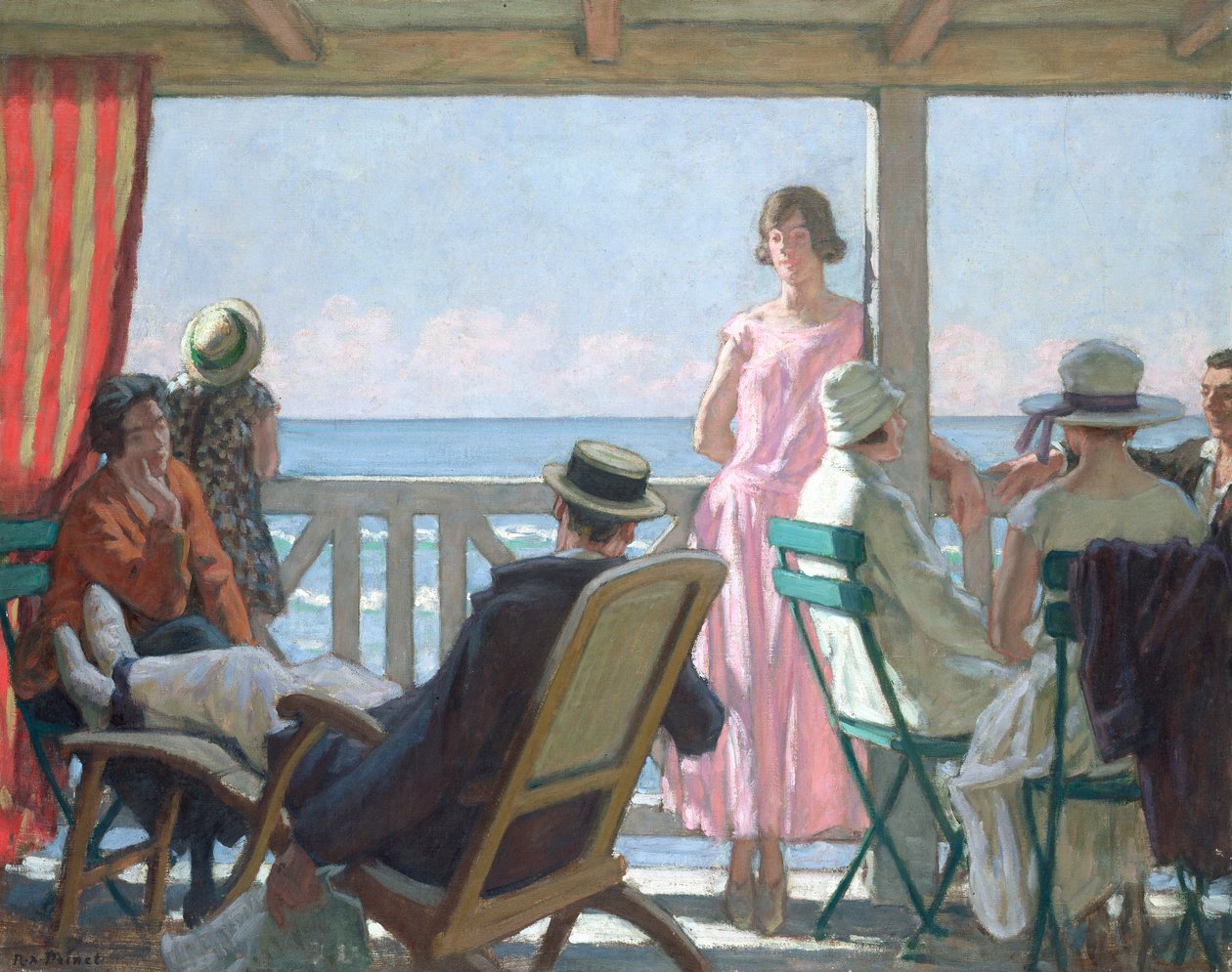 By the English Channel by René François Xavier Prinet