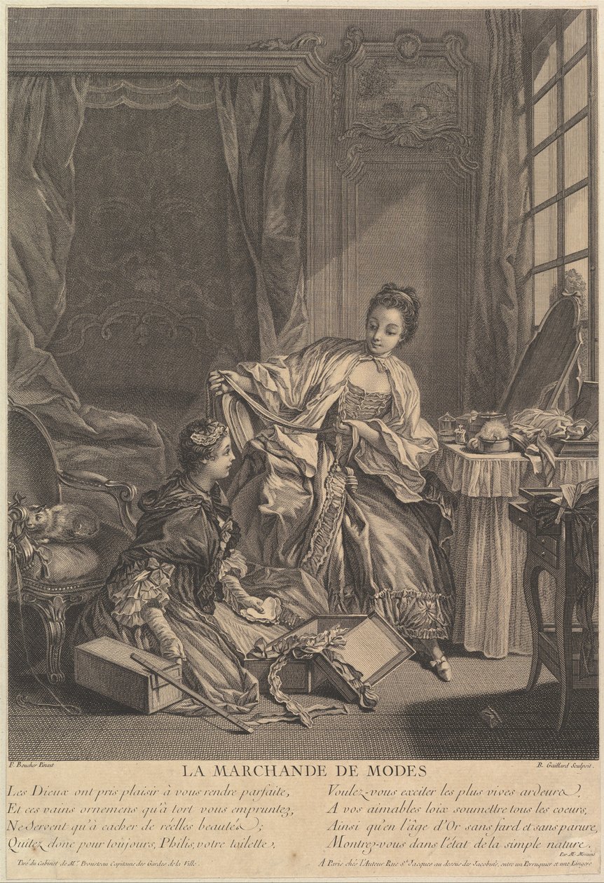 Fashion Merchant, 1746-55 by Rene Gaillard
