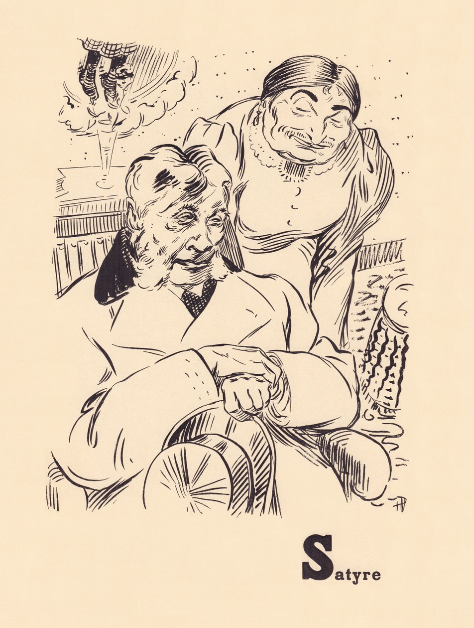 S as Satyr by Rene George Hermann Paul