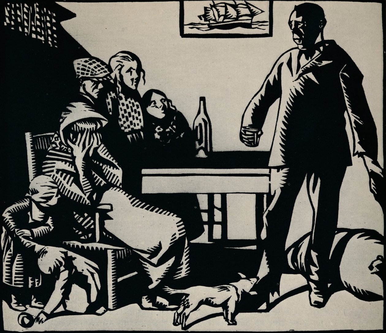 Illustration for Le Retour Du Marin by Rene Georges Hermann Paul