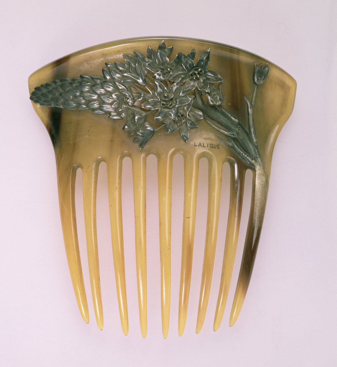 Horn Comb, by Rene Jules Lalique, Paris, 1900-02 by Rene Jules Lalique