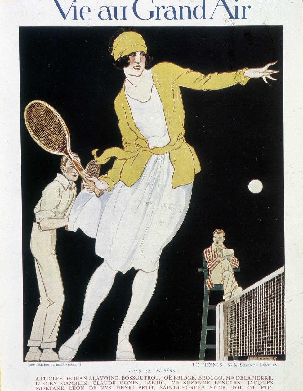 Suzanne Lenglen by Rene Vincent
