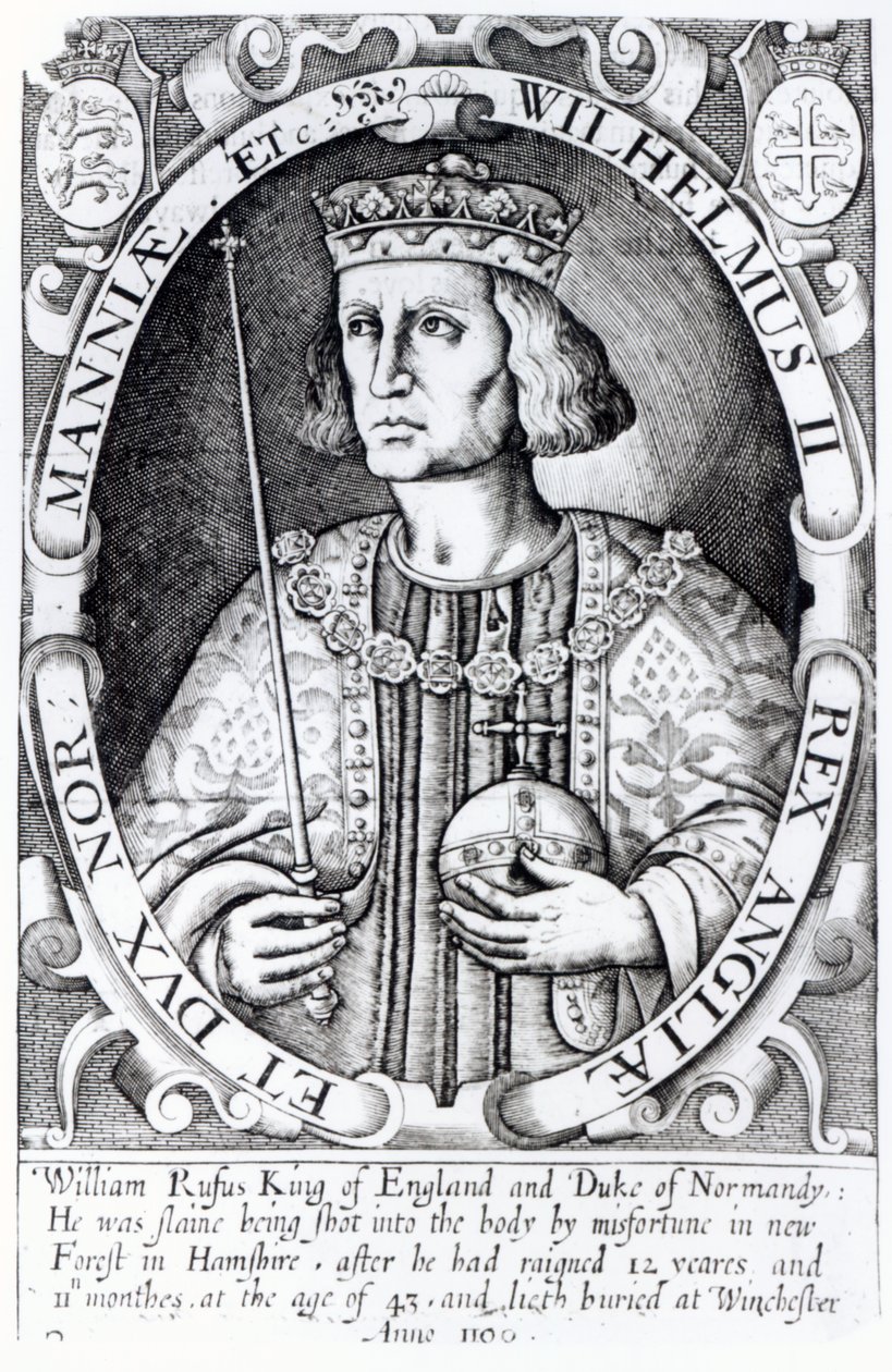 King William II of England by Renold Elstrack