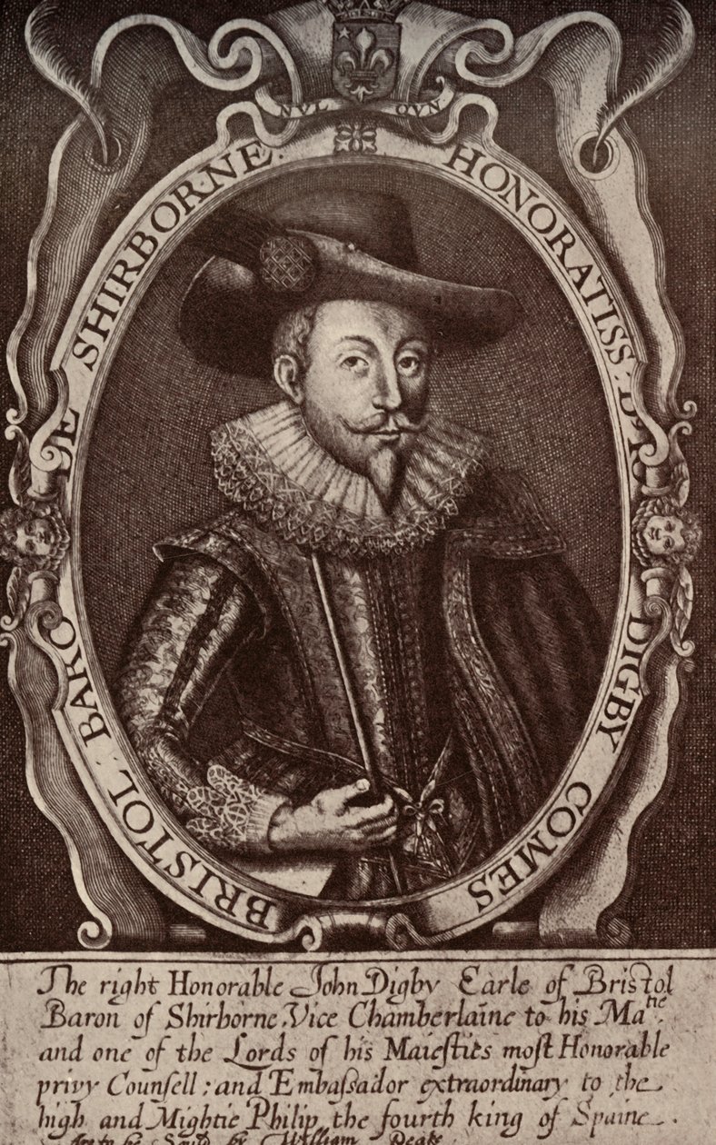 John Digby, First Earl of Bristol, early 17th century by Renold Elstrack