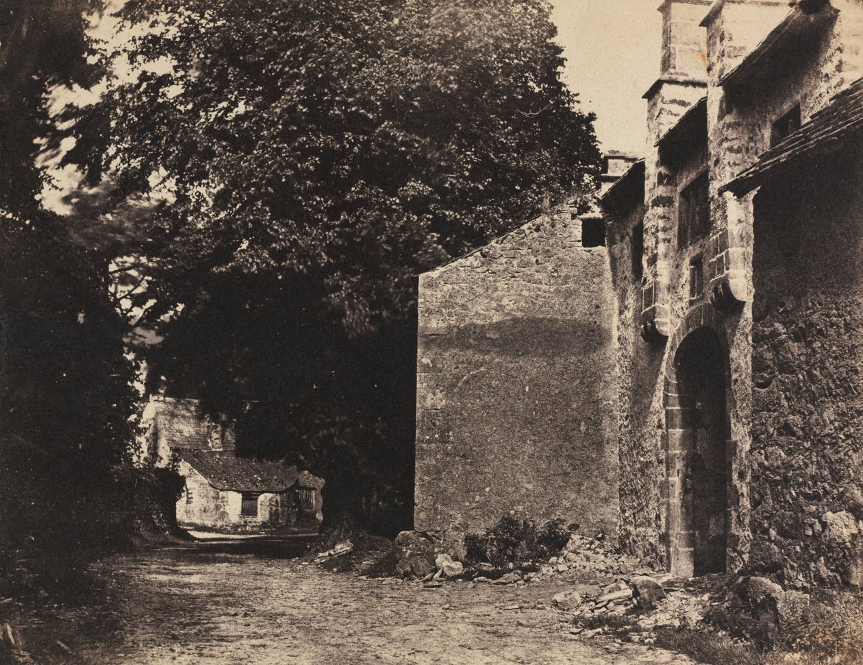 Gateway to Borwick Hall, Lancashire by Rev. John Richardson Major