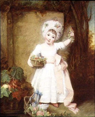 Portrait of Lady Isabella Manners, daughter of the Duke of Rutland by Rev. Matthew William Peters