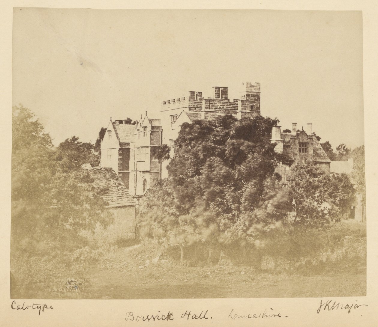 Borwick Hall, Lancashire by Reverend John Richardson Major