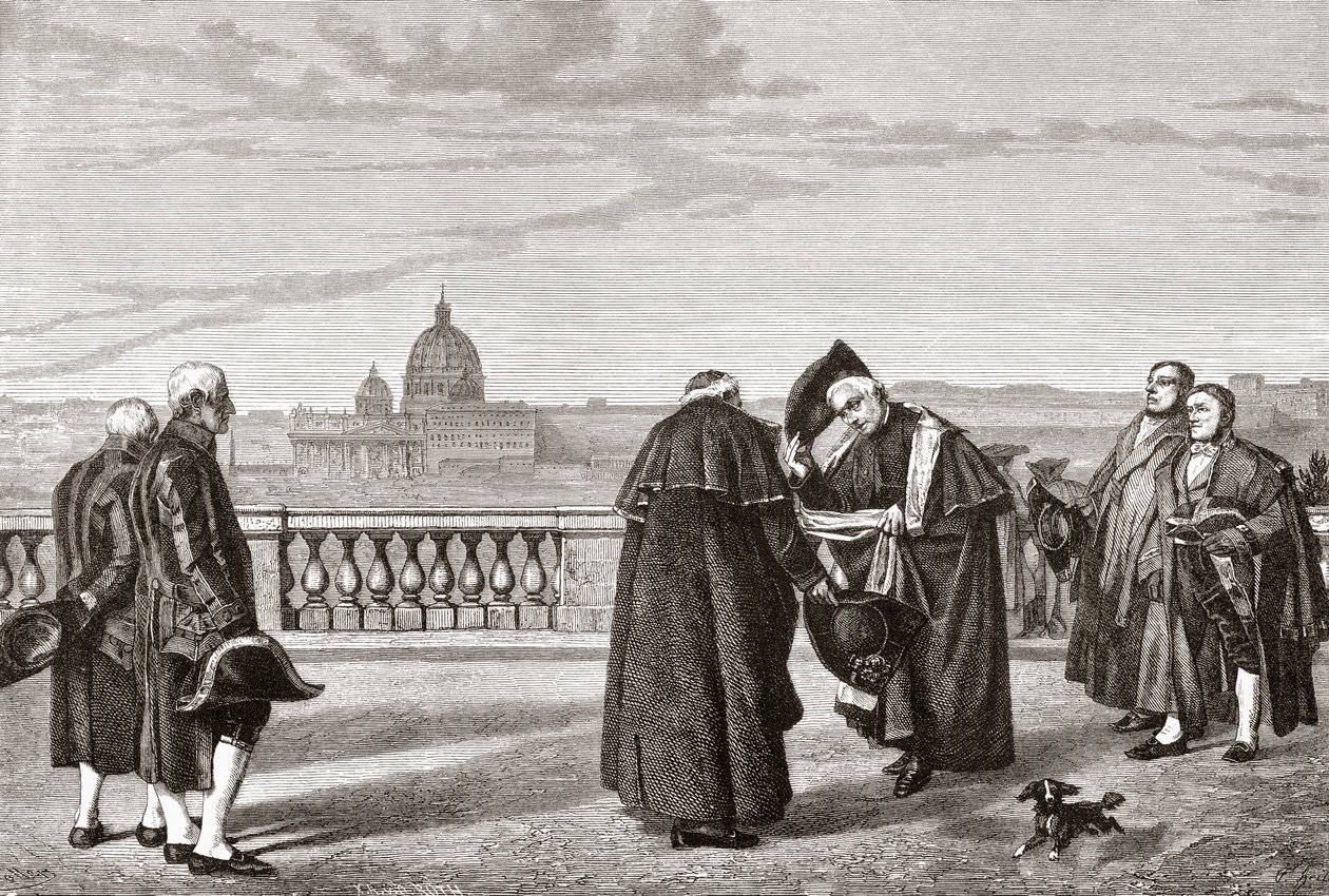 On the Pincian Hill, Rome, Italy, with St. Peter