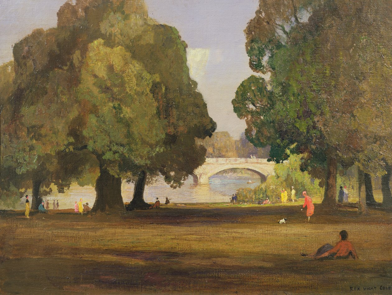 In Kensington Gardens by Rex Vicat Cole