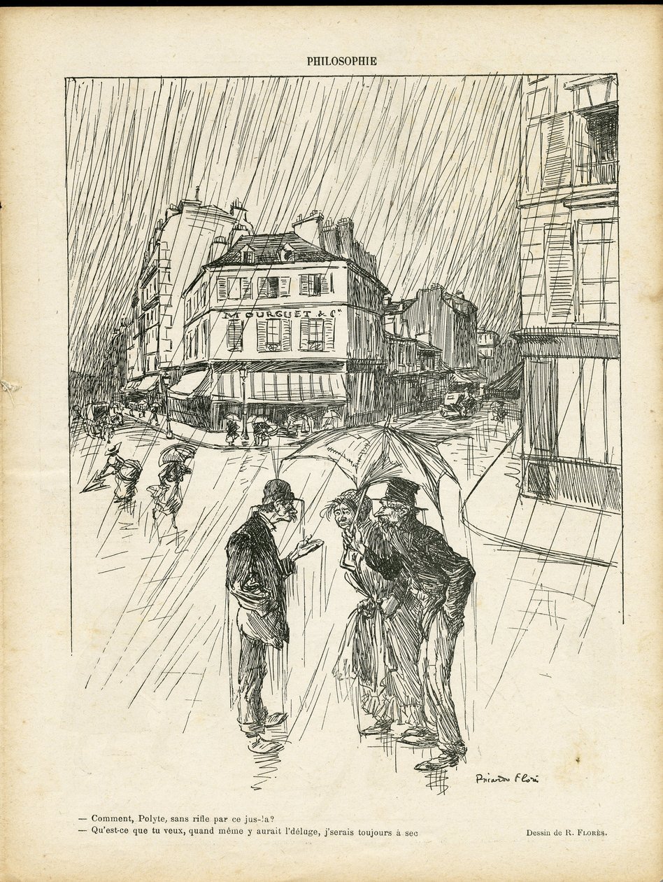 Illustration by Ricardo Flores (1878-1918) in Le Rire by Ricardo Flores