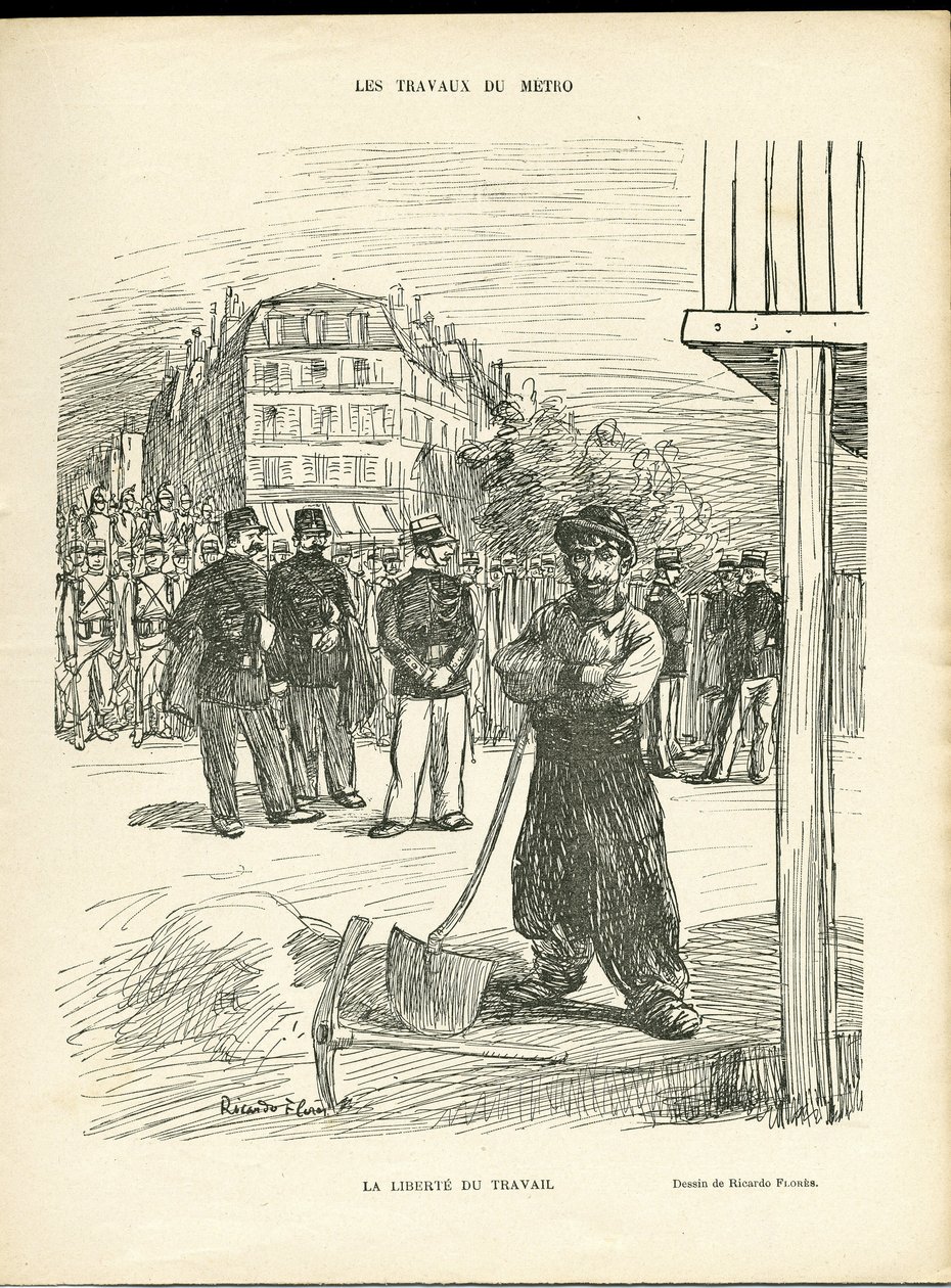 Illustration by Ricardo Flores in Le Rire by Ricardo Flores
