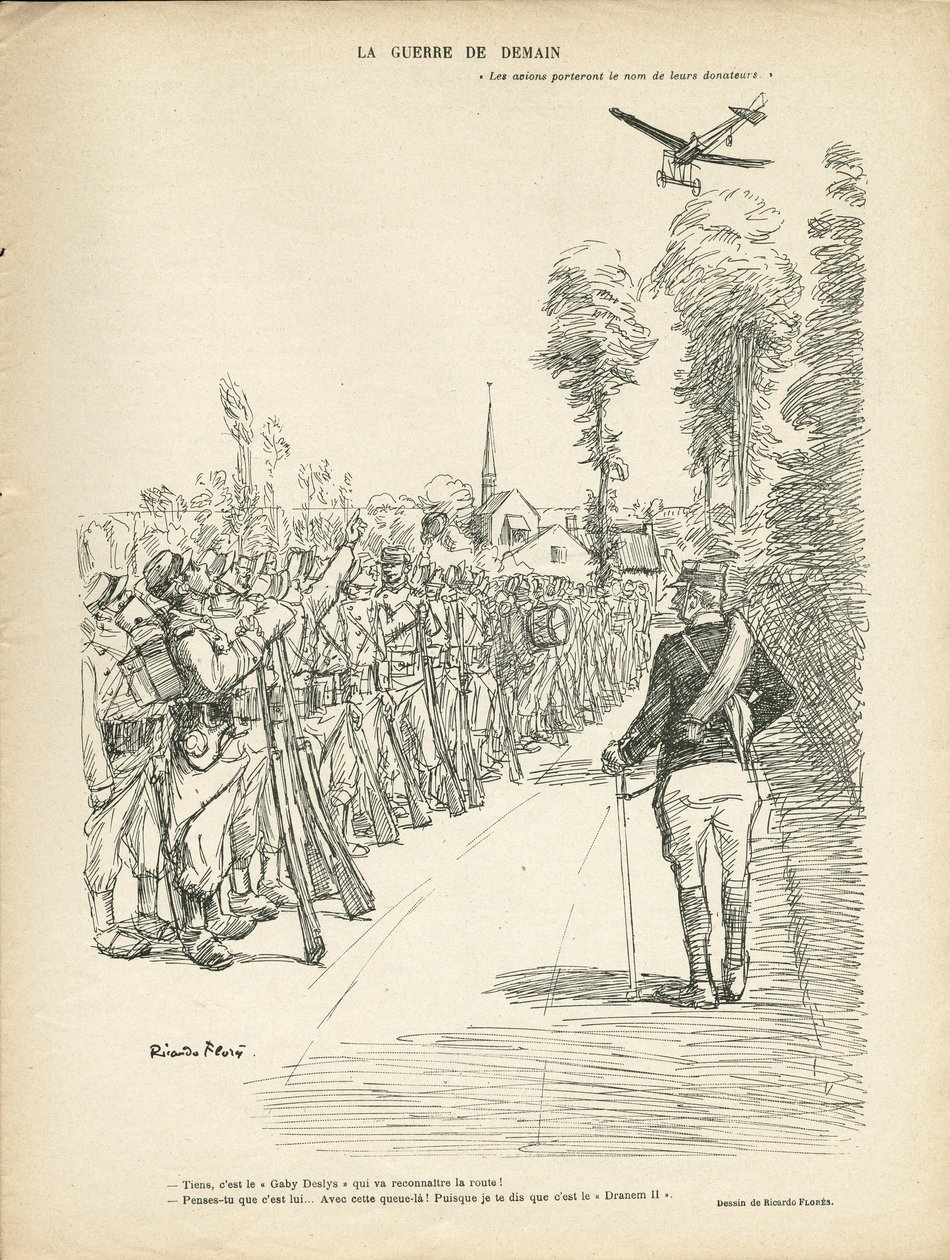 Illustration of Ricardo Flores in Le Lire by Ricardo Flores