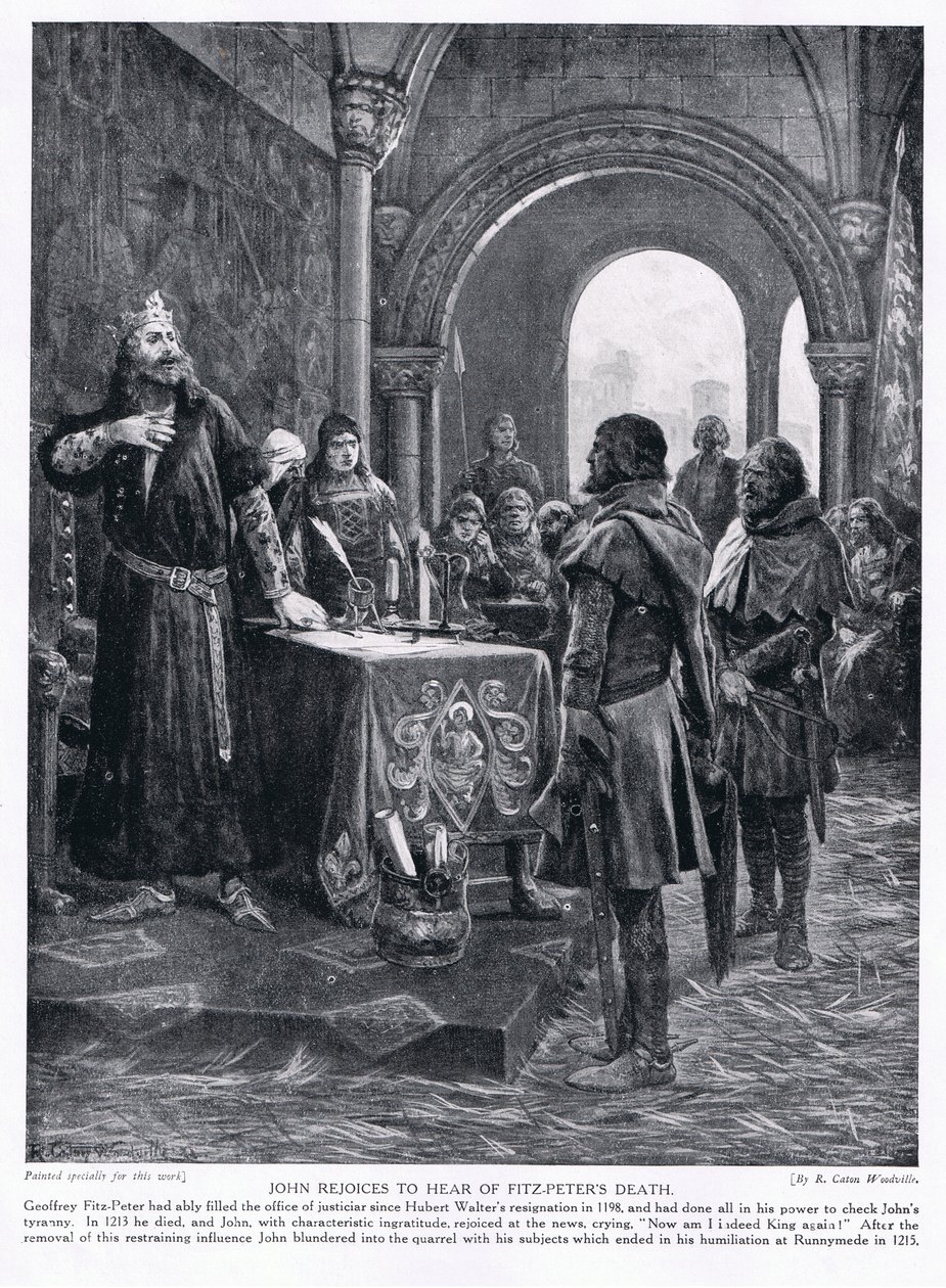 John Rejoices to Hear of Fitz-Peters Death AD1198, 1920