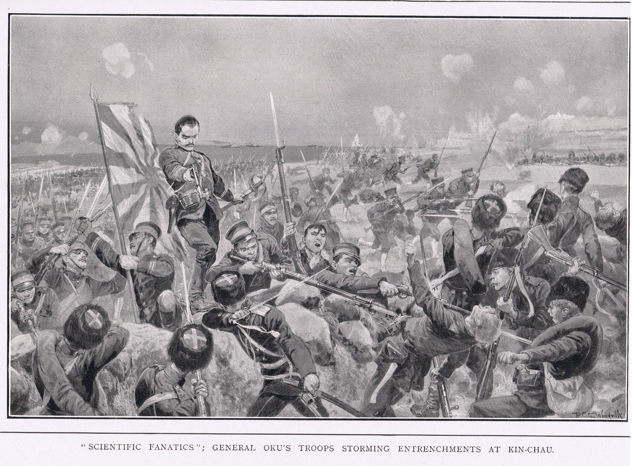 Scientific fanatics during the Russo-Japanese War by Richard Caton Woodville junior