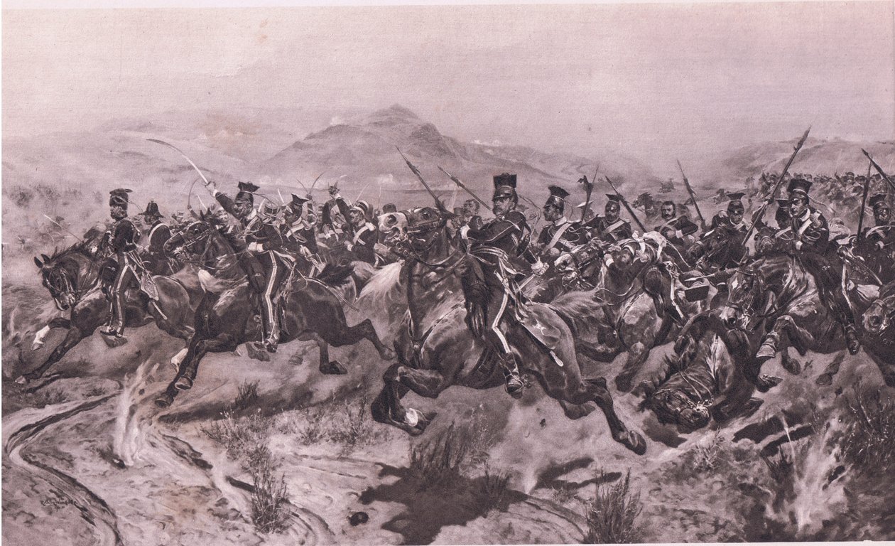The charge of the Light Brigade at Balaclava by Richard Caton Woodville junior