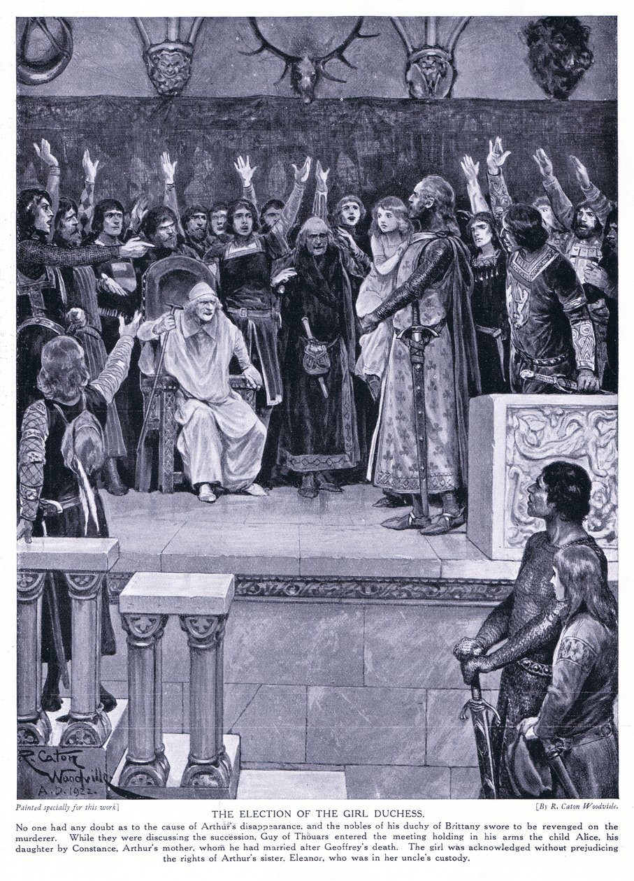The election of the girl Duchess, 1920