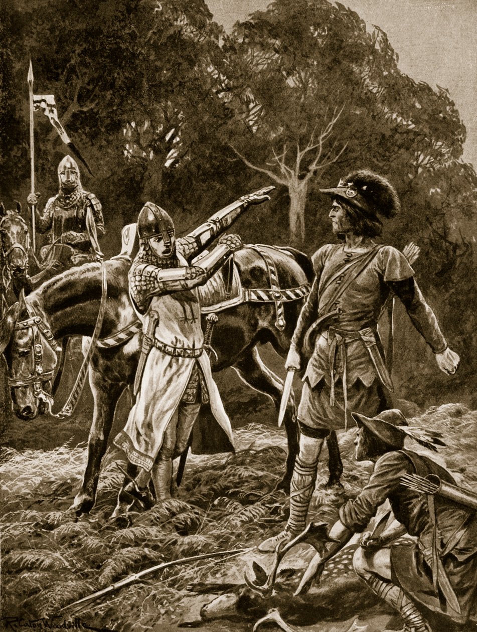 William Receives News of the Rising of the North, illustration from ...