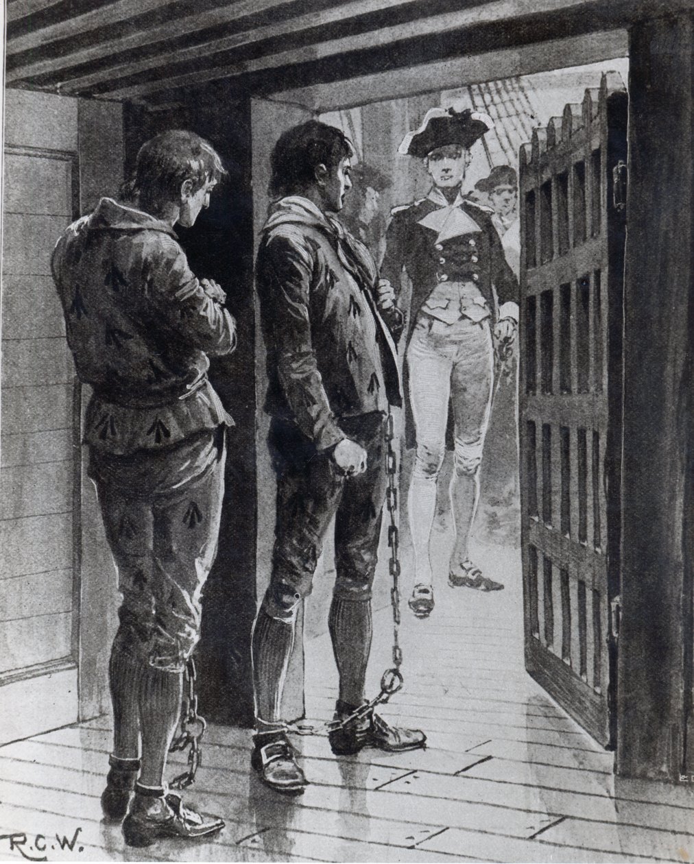 Convicts on Their Way to Botany Bay by Richard Caton Woodville