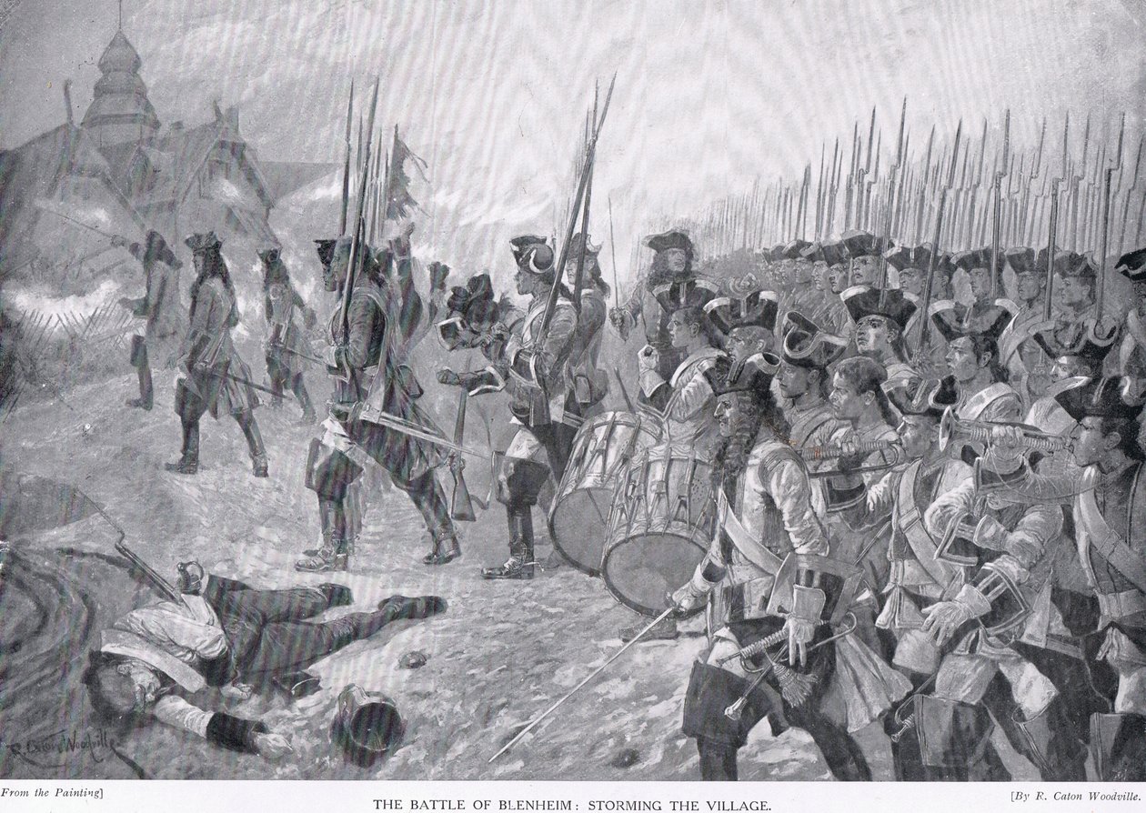 The Battle of Blenheim: Storming the Village, c.1910 by Richard Caton Woodville