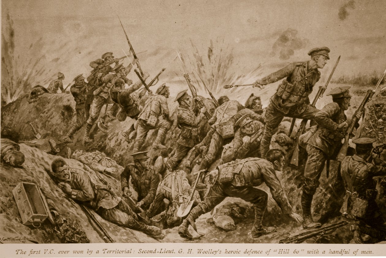 The first V.C. won by a Territorial: Second Lieutenant G.H. Woolley
