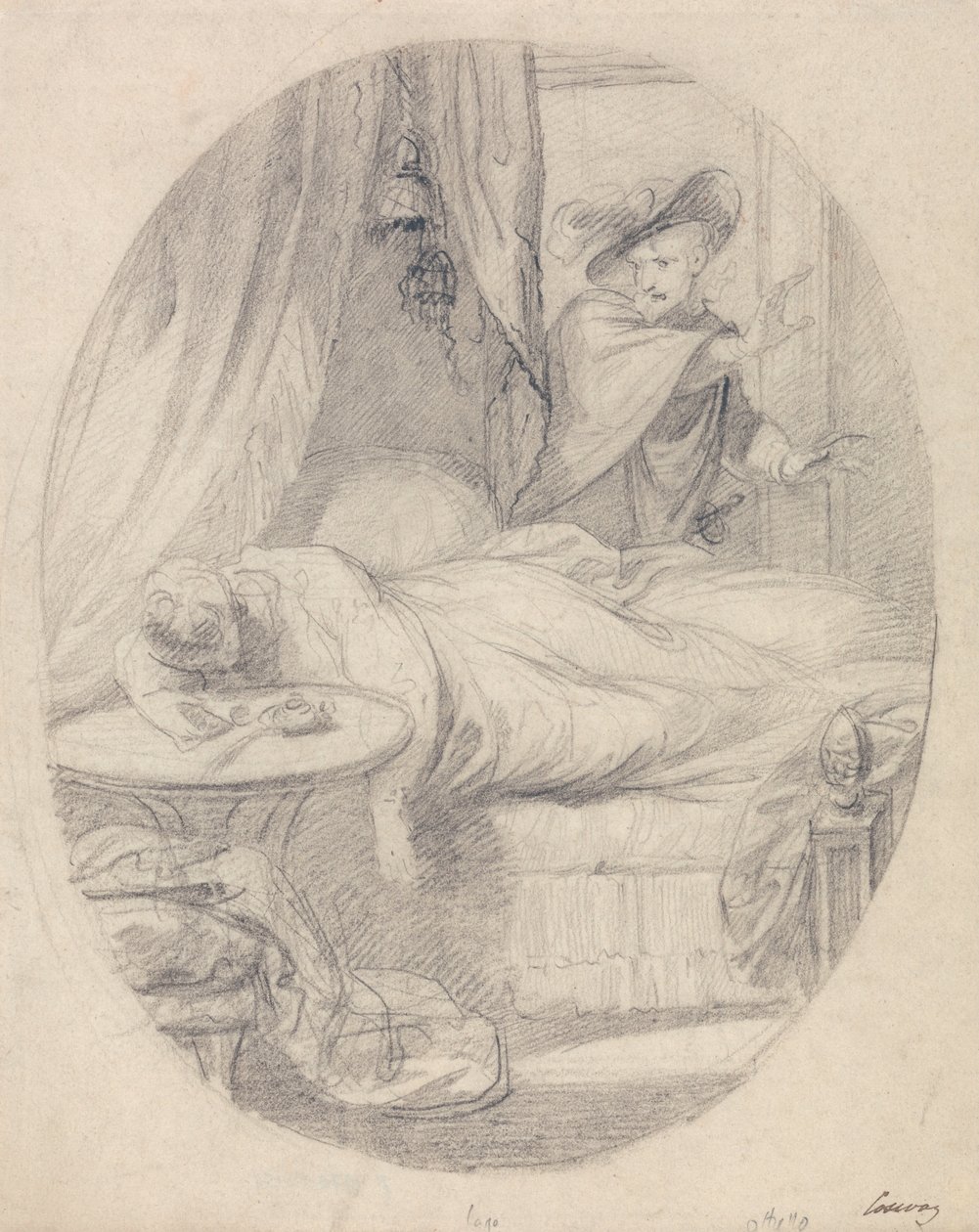 Imogen and Iachimo by Richard Cosway