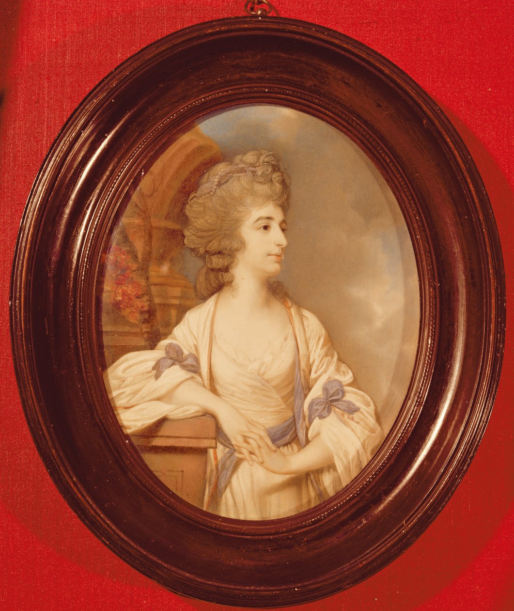 Portrait of Sarah Siddons by Richard Crosse: Fine art print