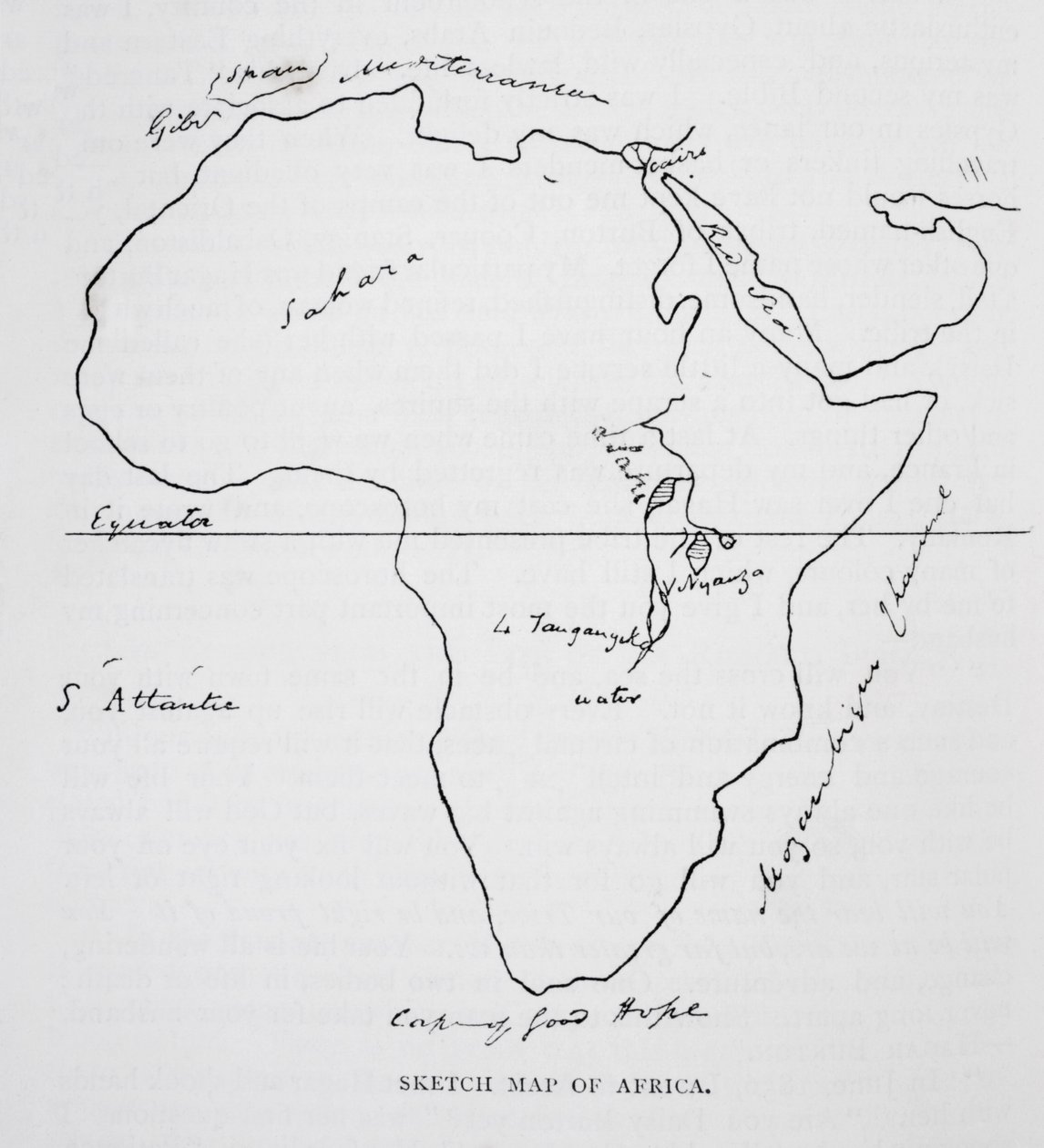 Sketch Map of Africa, from 