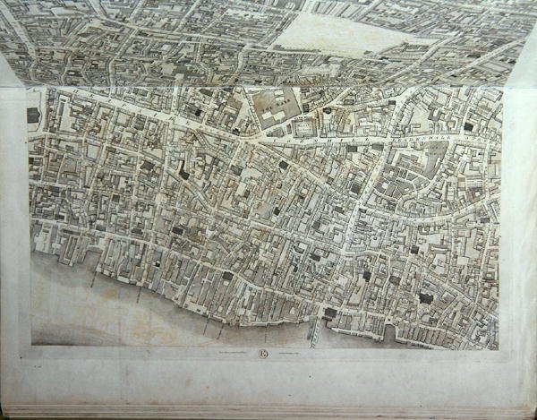 Plan of the City of London, published 1813 by Richard Horwood
