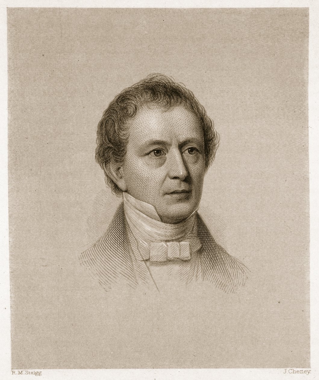 Edward Everett, Engraved by John Cheney by Richard Morrell Staigg