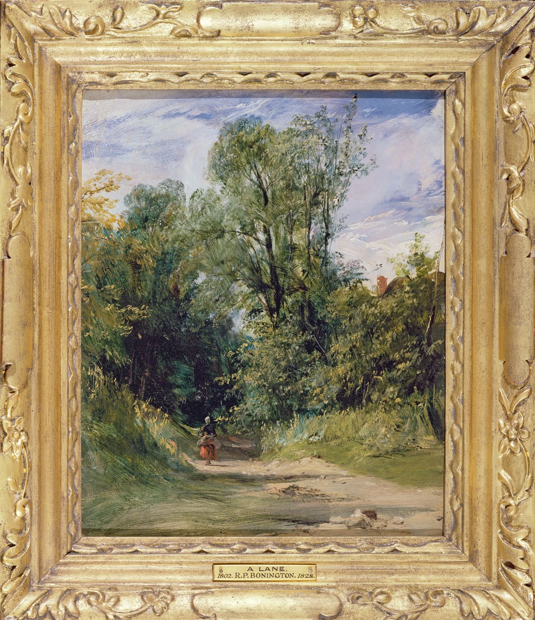 A Wooded Lane by Richard Parkes Bonington