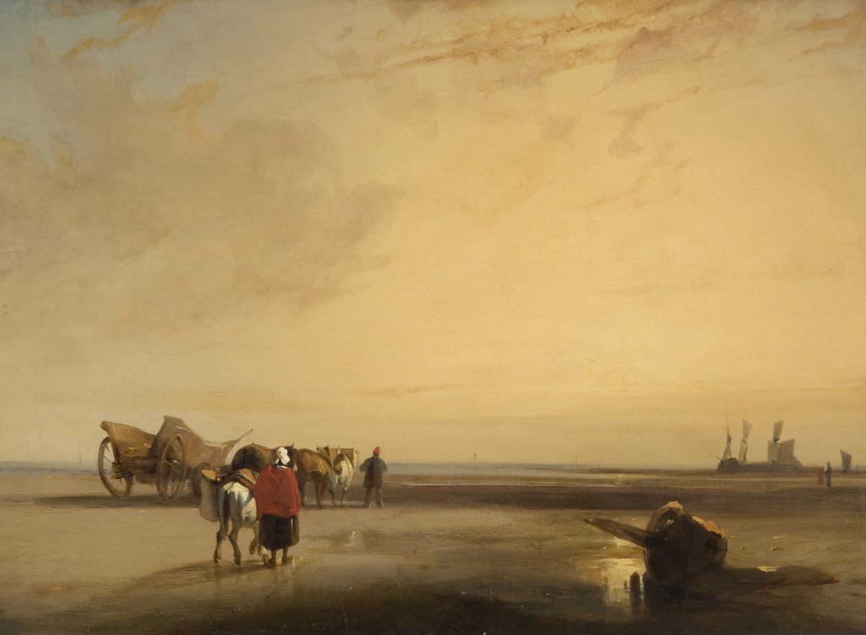 Normandy Sands by Richard Parkes Bonington
