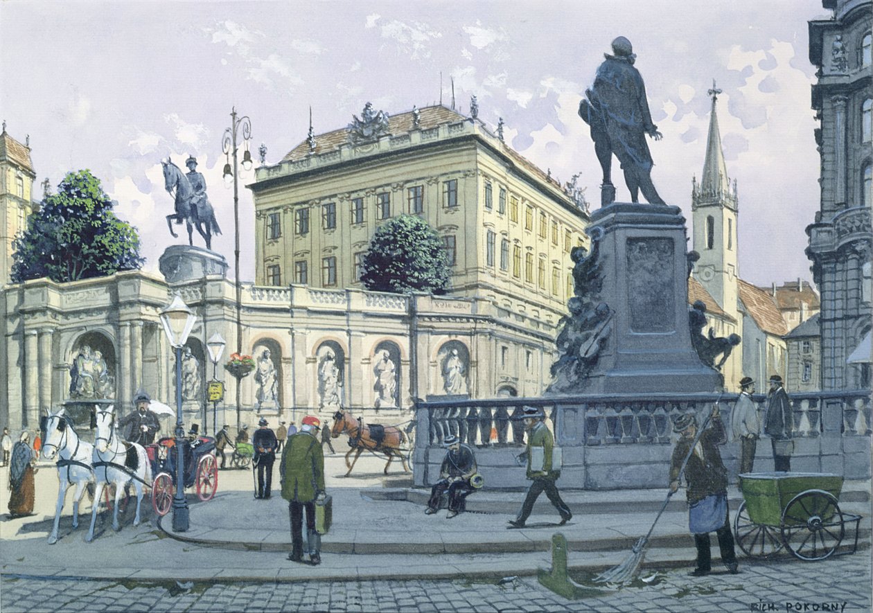 The Albertina, Vienna by Richard Pokorny
