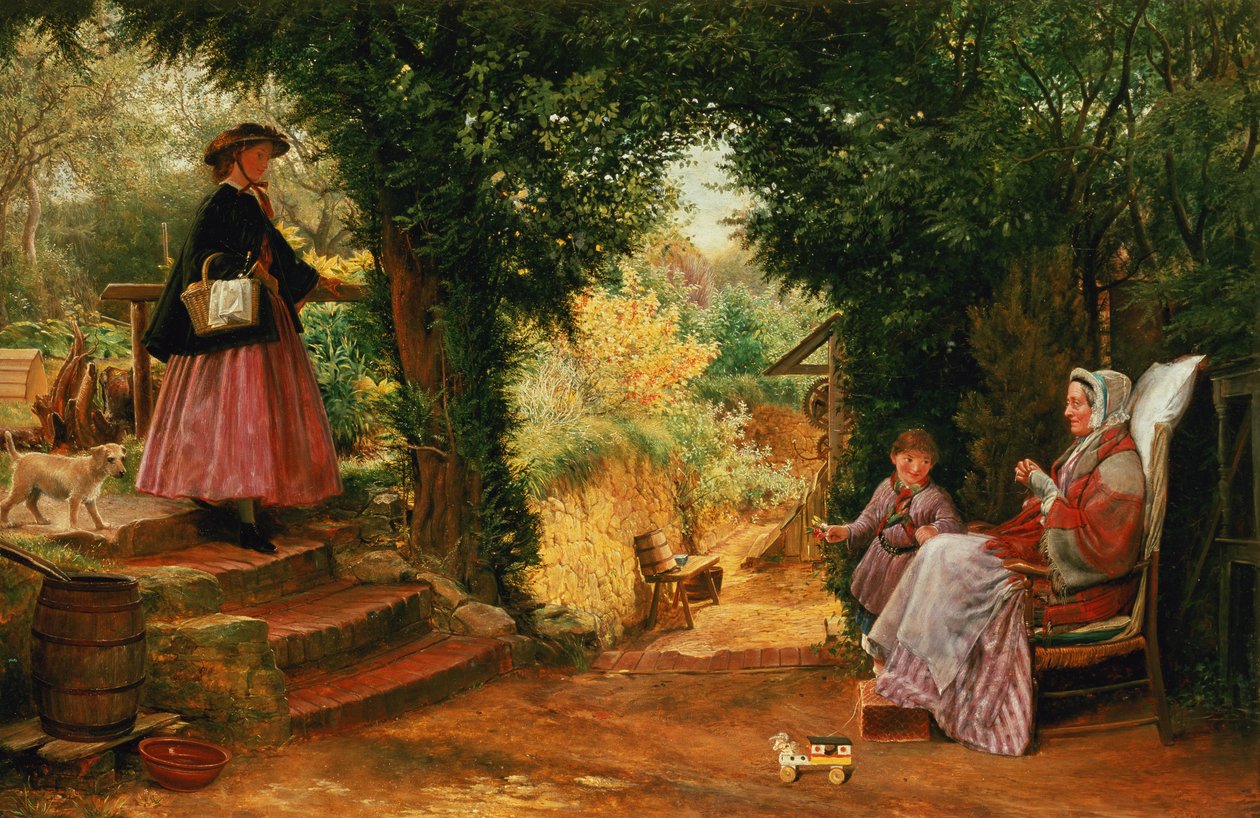 Young Lady Bountiful by Richard Redgrave