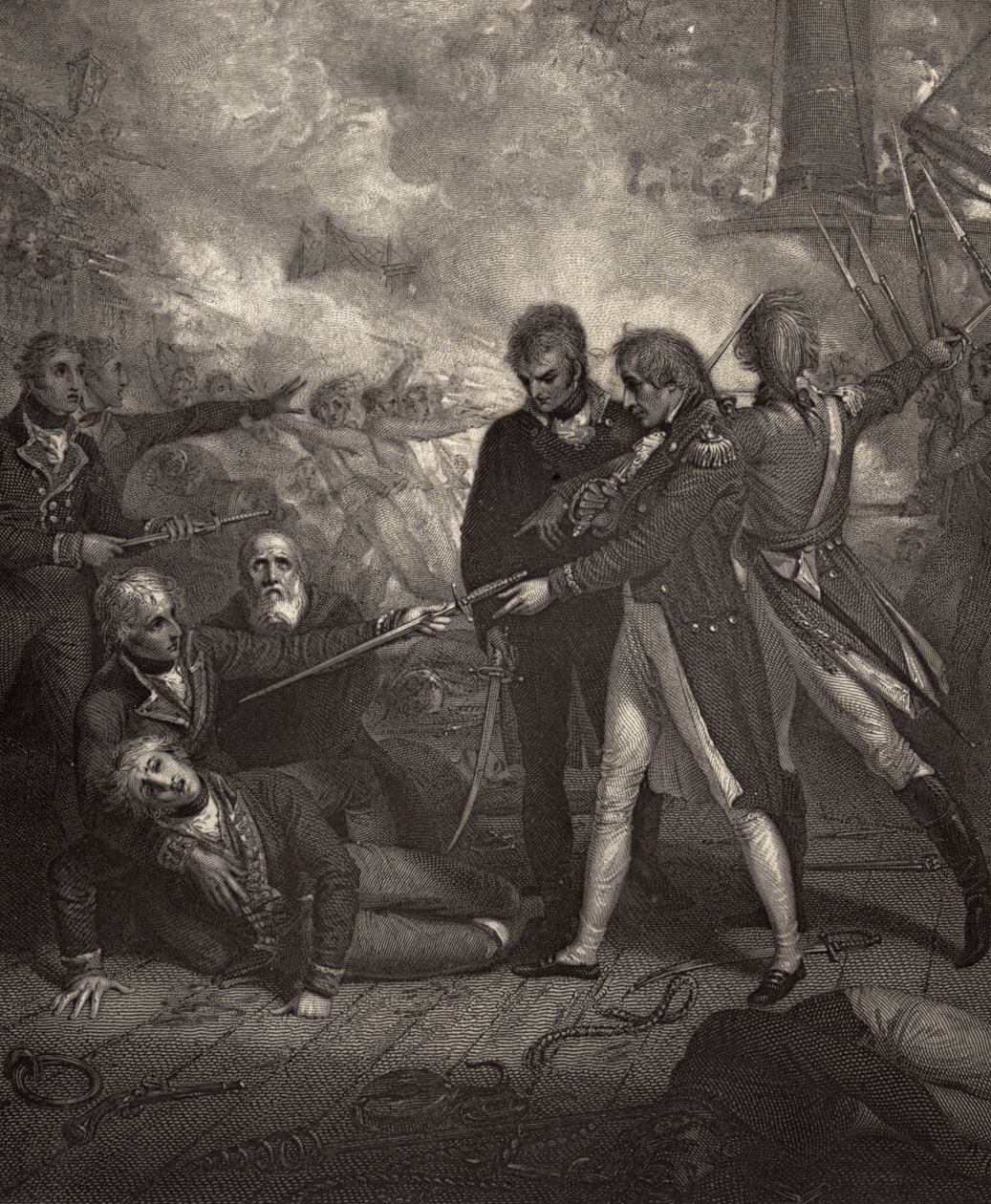The San Nicholas and San Josef Carried by Boarding, illustration from 