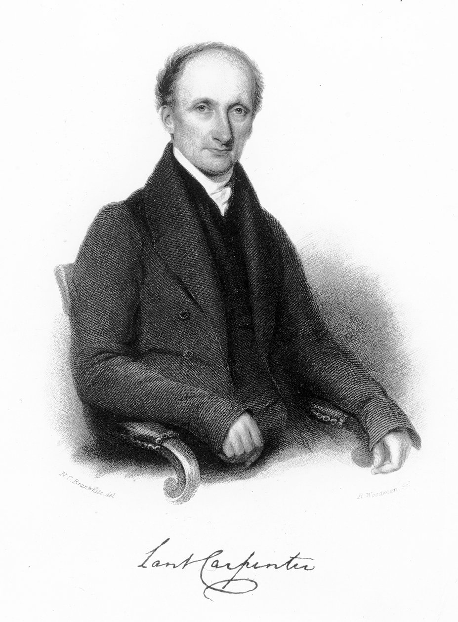 Lant Carpenter, Unitarian minister, 1837 by Richard Woodman