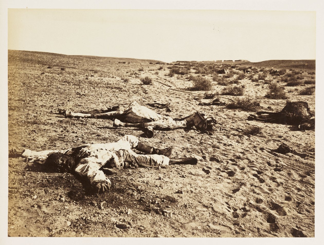 Dead Soldier at Tel-el-Kebir, Egypt by John Pardon