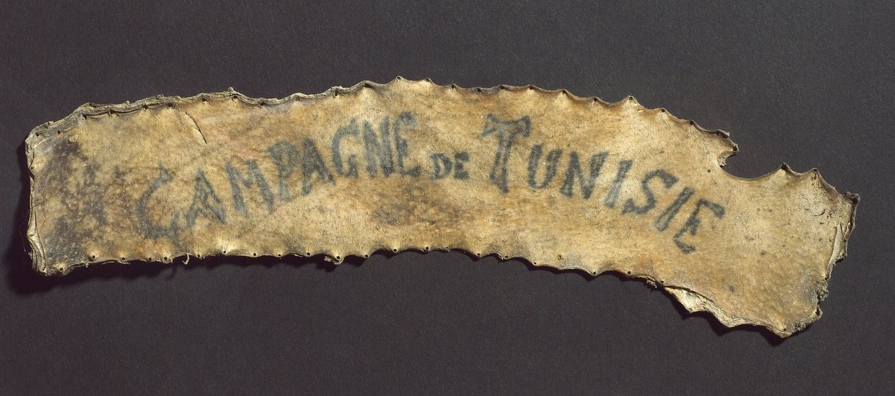 Human Skin with Tattooed Inscription, French by John Pardon