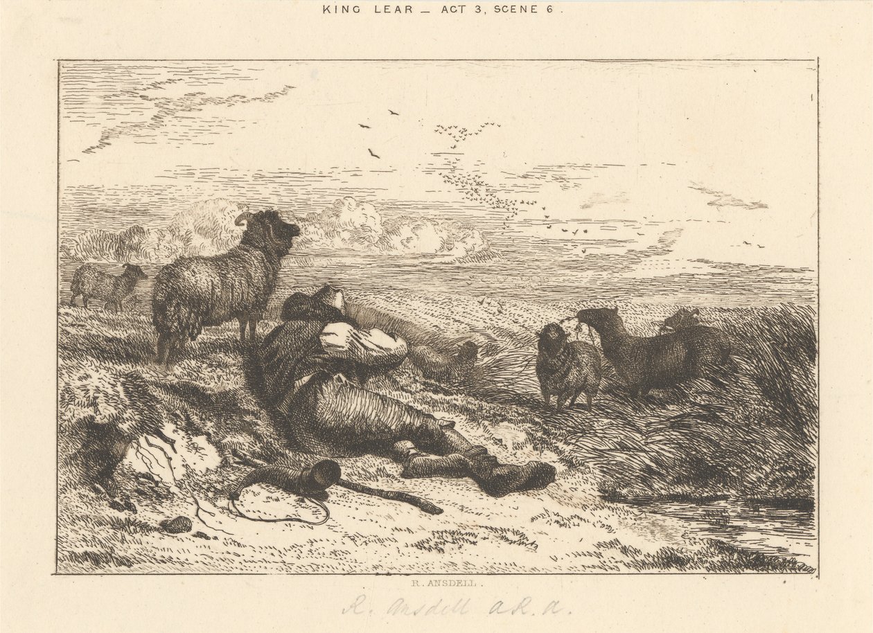 Sleepest or Wakest Thou? by Richard Ansdell