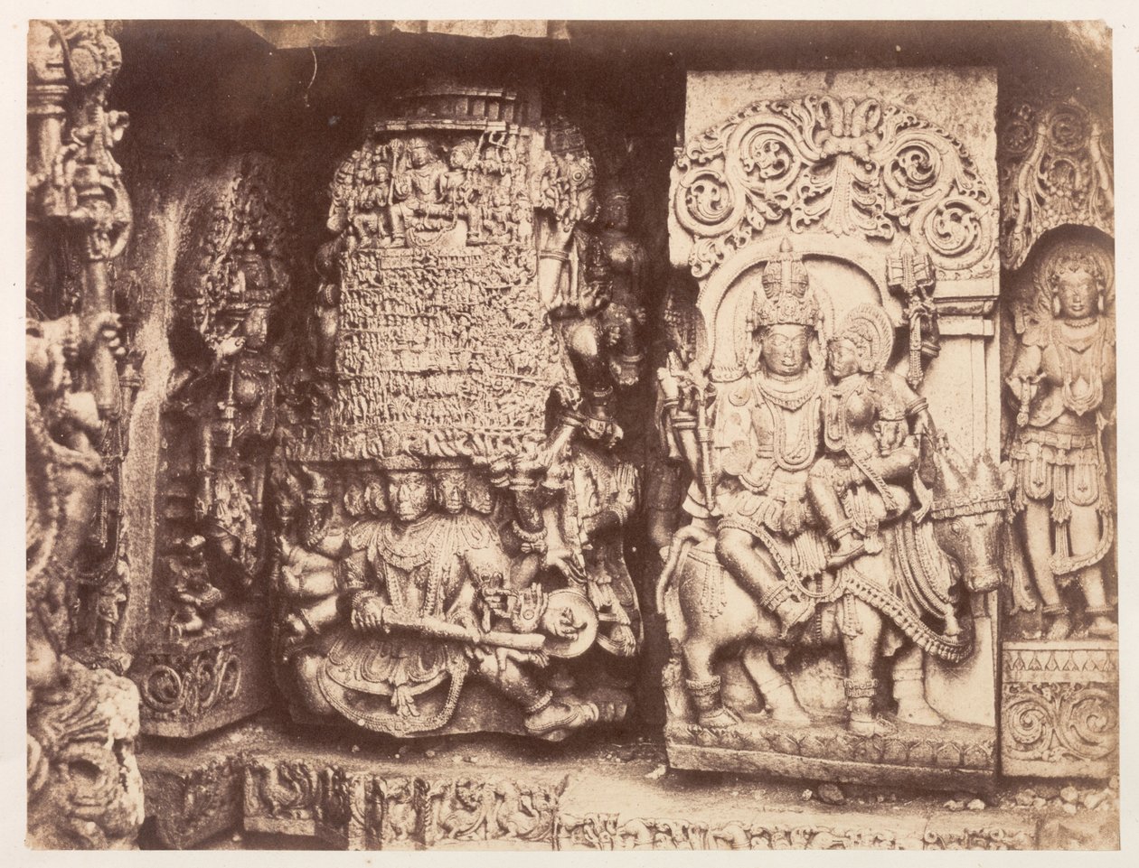Hoysalesvara Temple Sculpture, Halebid by Richard Banner Oakeley