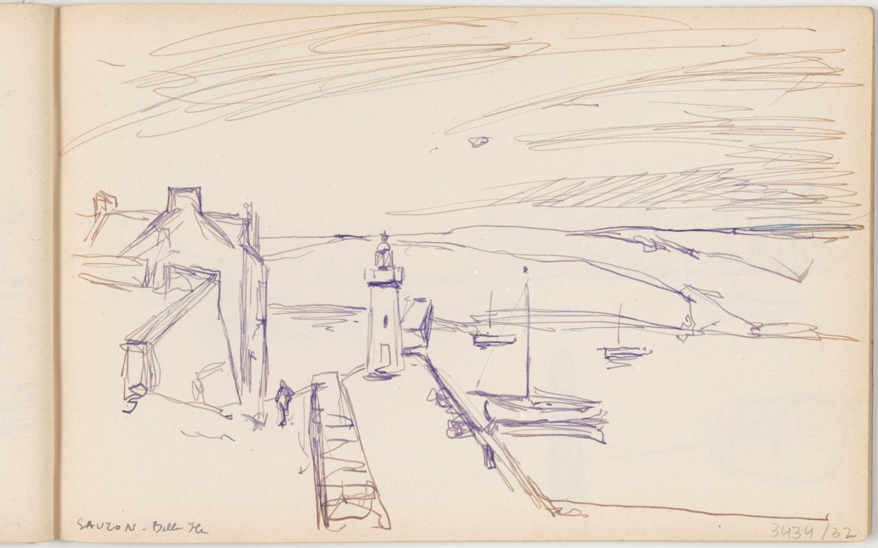 Sauzon Belle-Île-en-Mer by Richard Baseleer