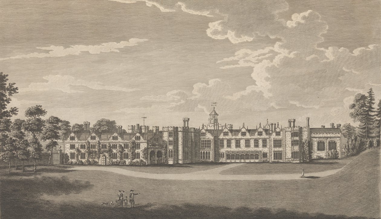 Knole, near Sevenoke, in the County of Kent, formerly a palace belonging to the Archbishop by Richard Bernard Godfrey