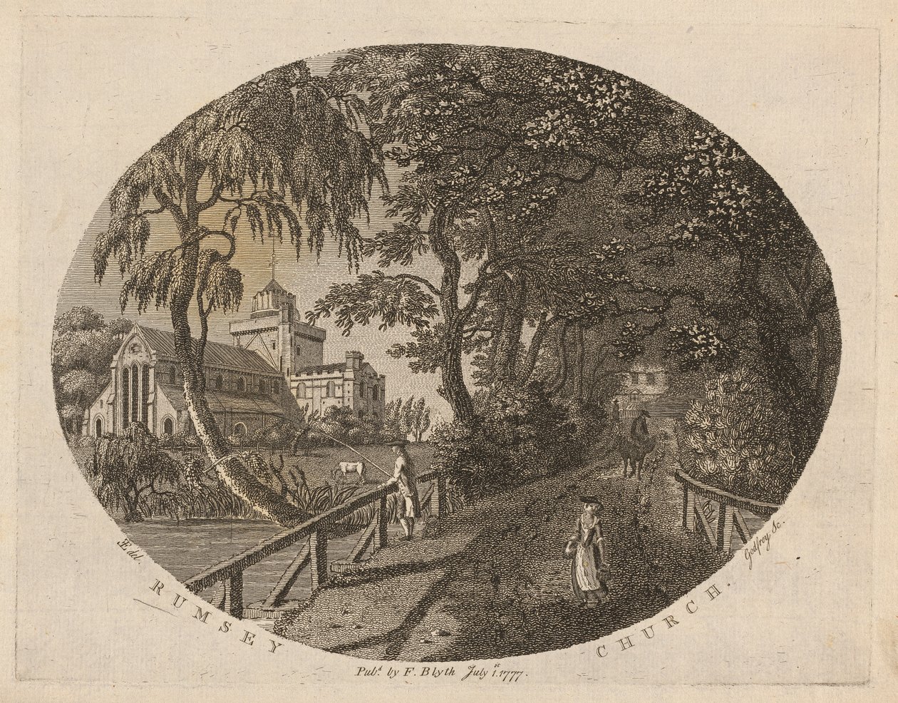 Rumsey Church by Richard Bernard Godfrey
