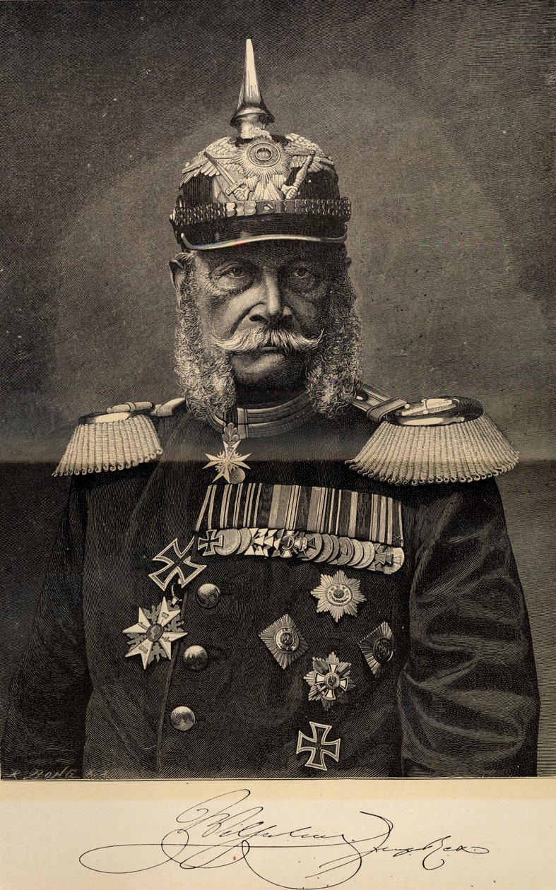 William I 1797-1888, King of Prussia and German Emperor, at the Age of 90 by Richard Bong