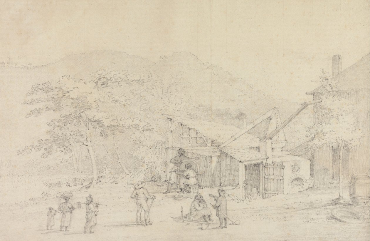 Preparing for the Field, Trinidad by Richard Bridgens