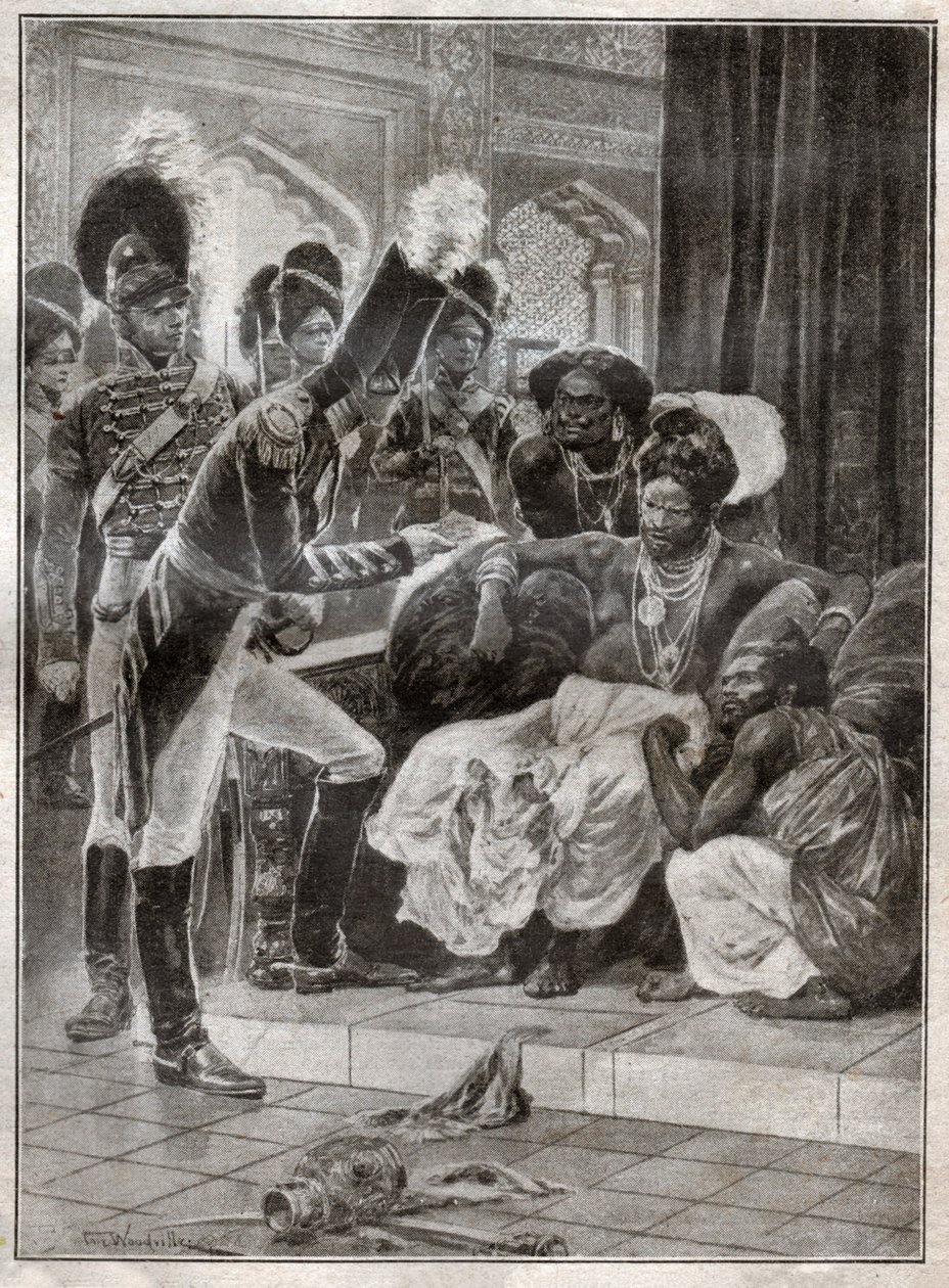 Sri Vikrama Rajasinha, King of Kandy (Sri Lanka) Dismissed by the English in 1815, 1924 by Richard Caton (after) Woodville