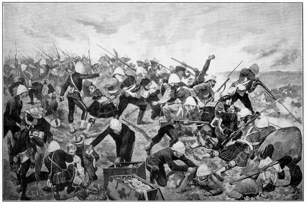 Battle of Majuba Hill, 1st Boer War by Richard Caton II Woodville
