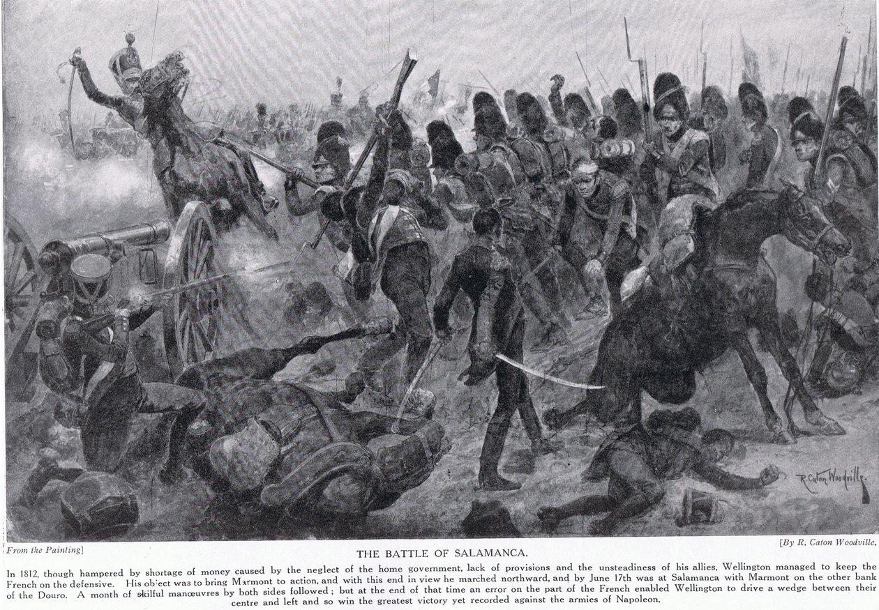 The Battle of Salamanca, Illustration from 